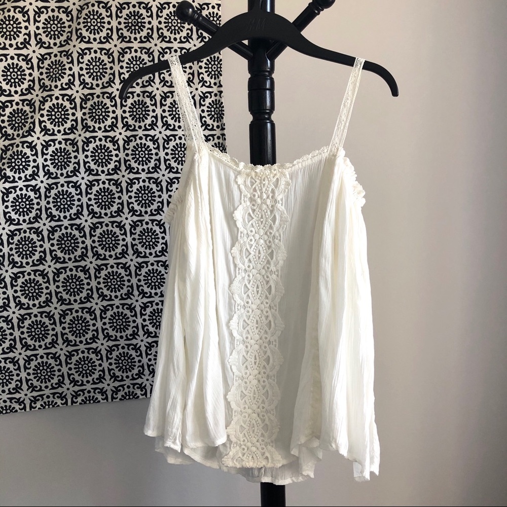 Flowy Cold Shoulder Top